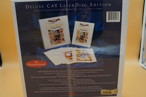 SEALED Walt Disneys Snow White and the Seven Dwarfs Deluxe CAV LaserDisc Edition - Bild 3 von 3