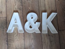 Wedding Large Letters (8.5") for Sweet filling / Wedding Cake Alternative