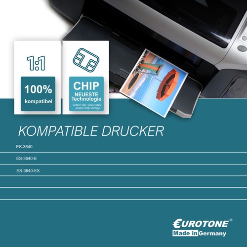3x Toner für OKI ES 3640 EX E MFP MFP GA, 42918928 HC BLACK - Afbeelding 2 van 5