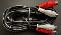 Cinch Kabel Audio Anschlusskabel 2X Cinch Stecker > 2X Cinch Buchse Rca Kabel 5M