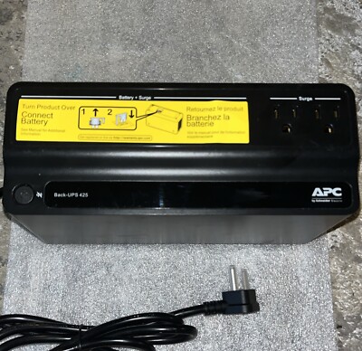 APC 425VA UPS Battery Backup & Surge Protector, APC UPS Back-UPS 
