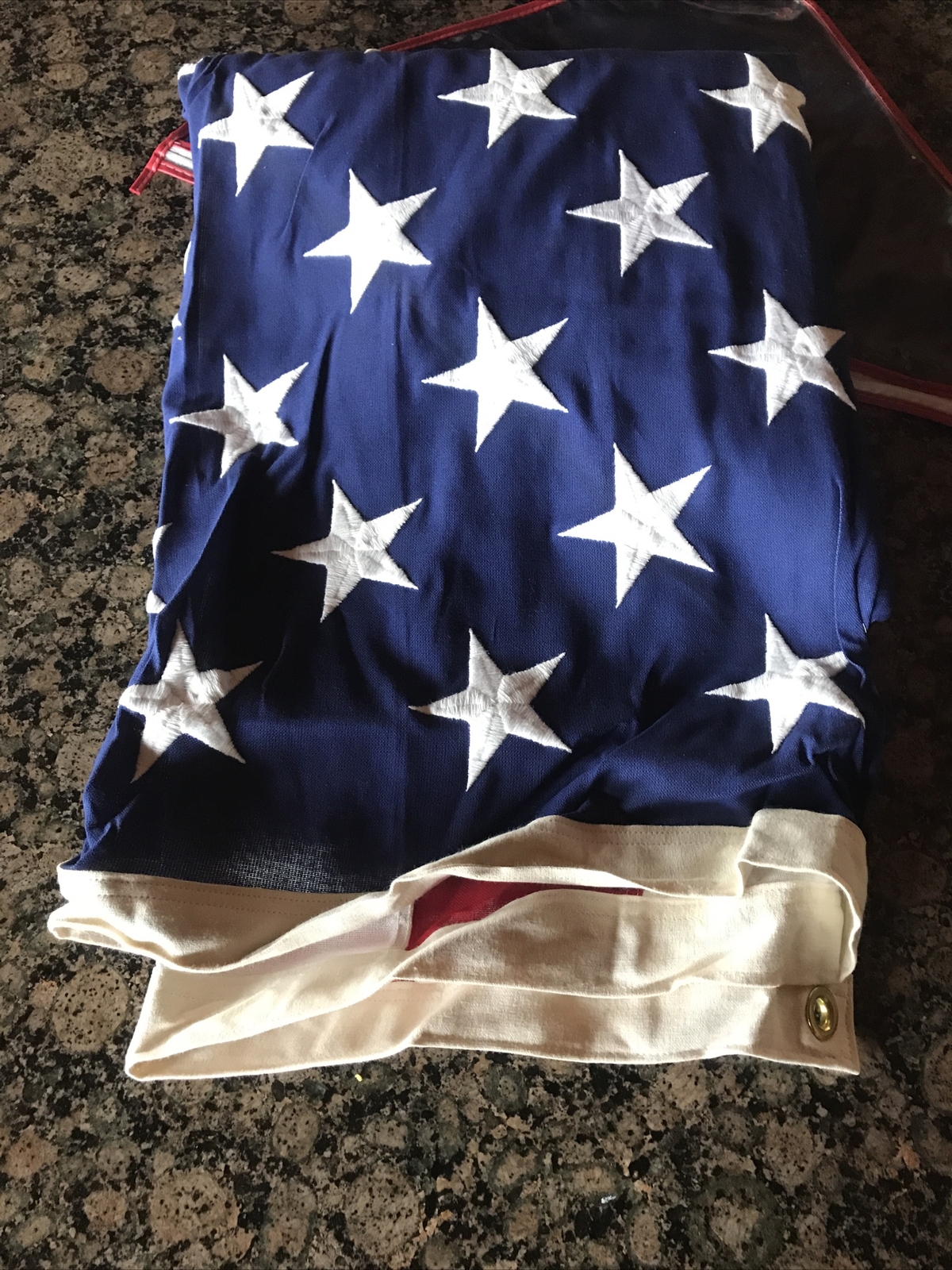 AMERICAN Interment Flag by Phoenix Industries 9.5' x 5' USA MADE eBay