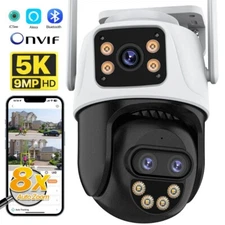 9MP 5K WIFI Camera WiFi Security 4MP Night Vision Ai Auto Tracking Surveillance