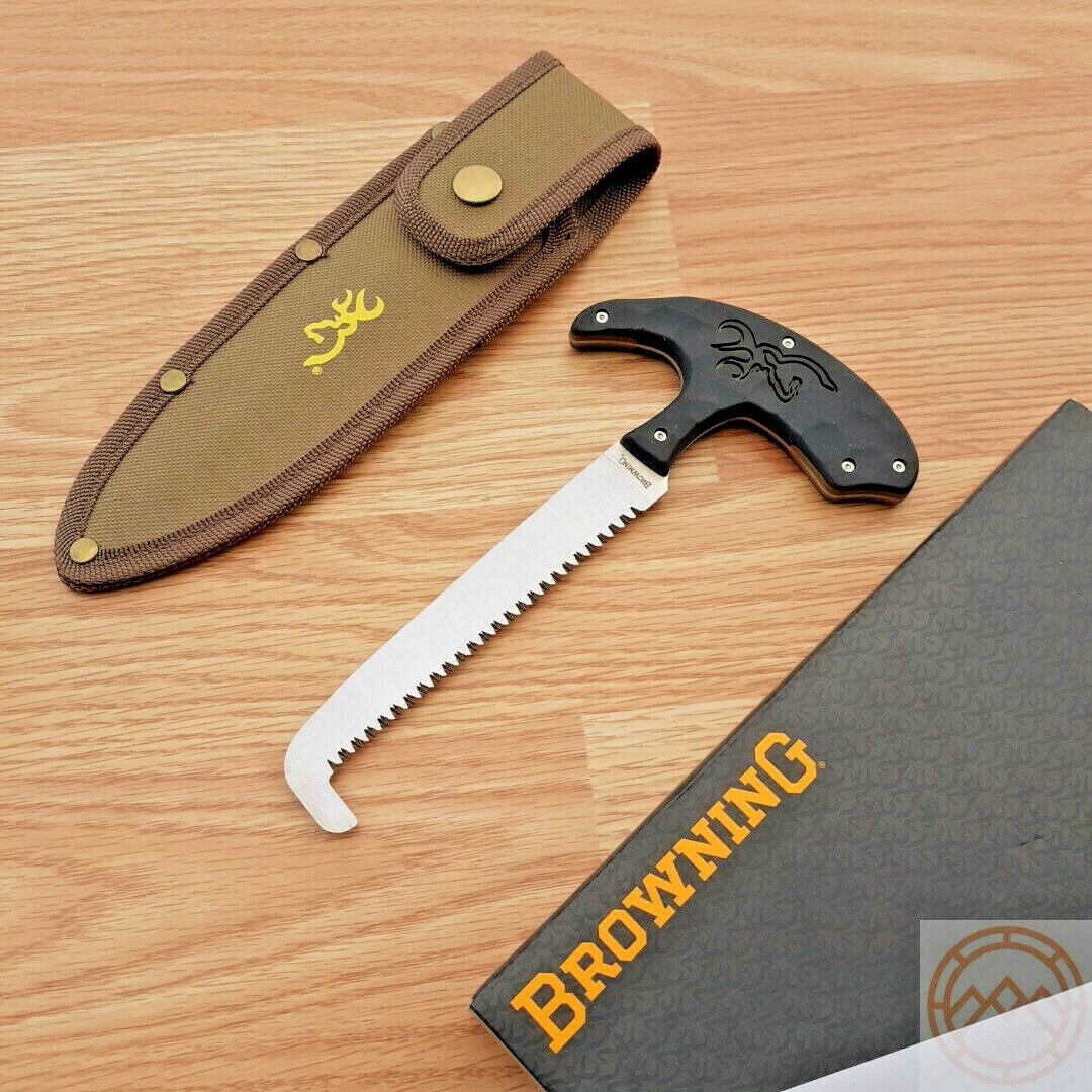 Browning Primal Bone Saw Includes Nylon Belt Sheath With Browning Primal Bone Saw Includes Nylon Belt Sheath With