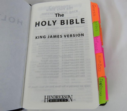 HOLY BIBLE King James Version Reference Edition Hendrickson Bibles Soft Cover - Picture 5 of 12