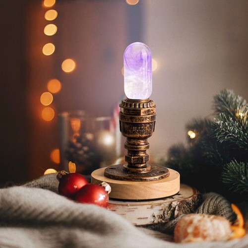 EP Light Amethyst LED Lamp – Gem-Inspired Ambient Light for Home or Office Decor - Picture 2 of 8