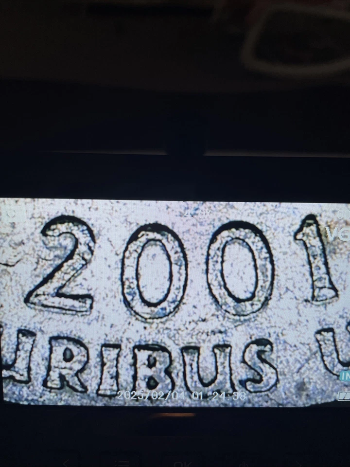 2001 Vermont Quarter With Die Break On Tree Double Die On Date - Image 3 of 4