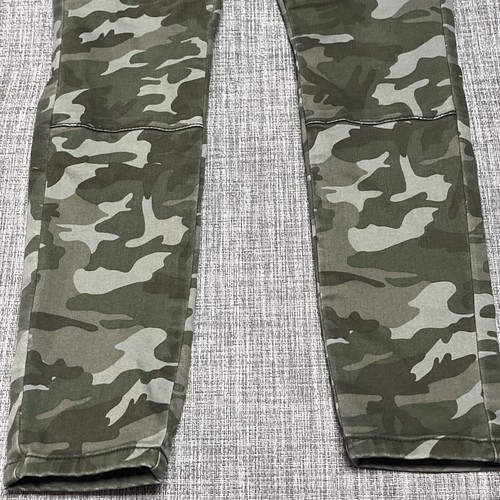 Justice Girls Green Camouflage Pull On Jegging Pants Size 10 With Pockets - Picture 4 of 11