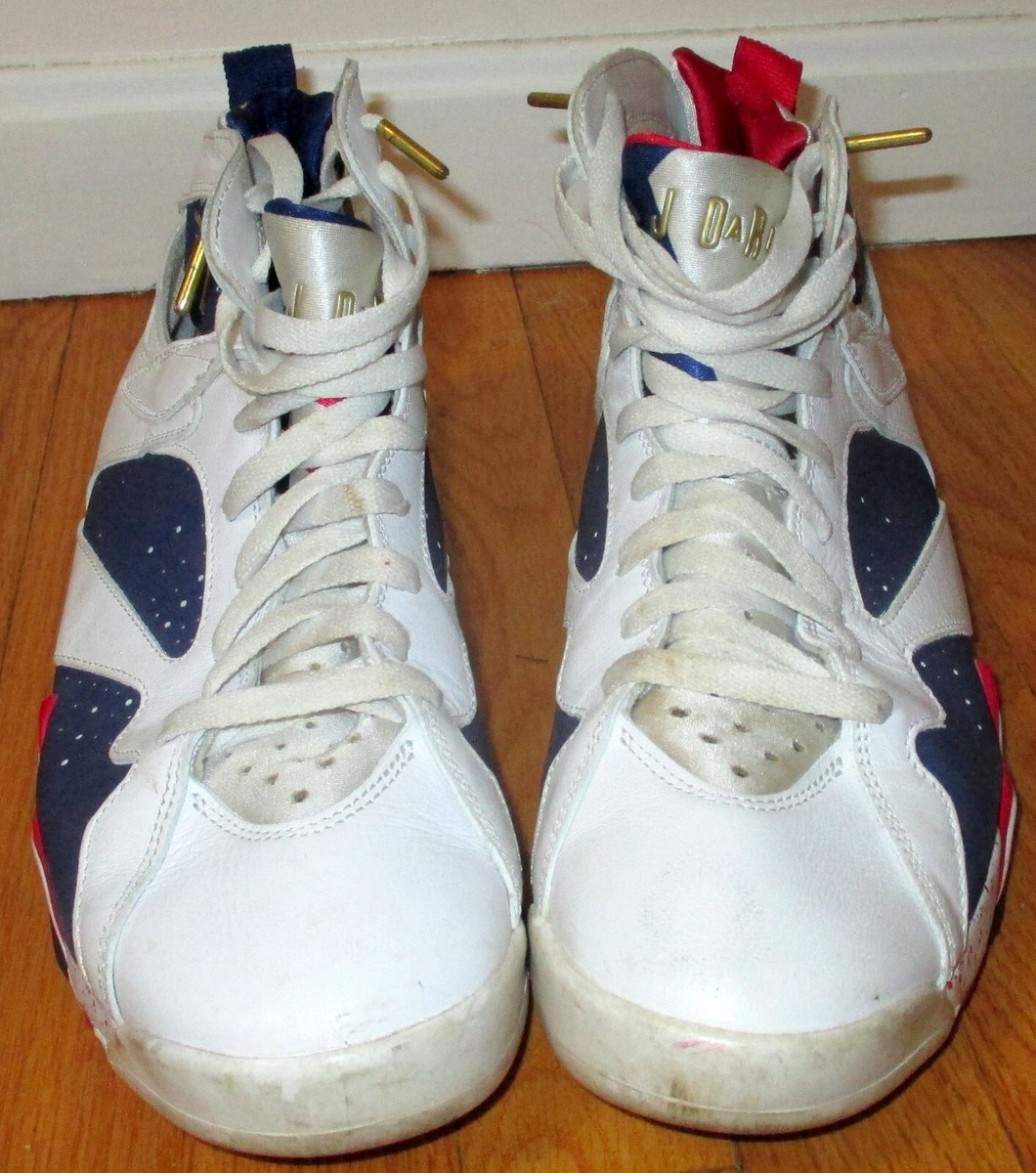 メンズ★'16 NIKE AIR JORDAN 7 RETRO OLYMPIC 304775-123 白 Jordan Air Jordan 7 Retro 