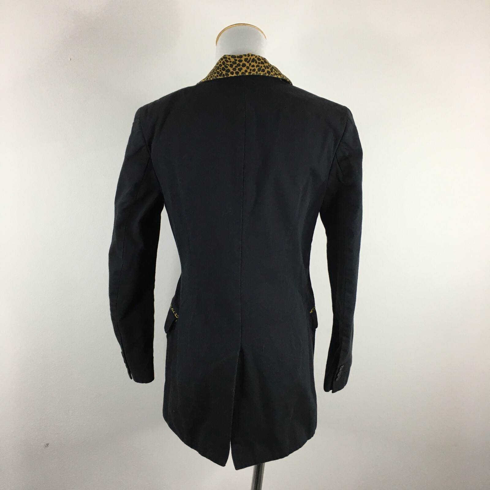 CURRENT ELLIOTT Black Leopard Print Collar & Trim… - image 10