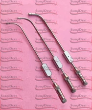 Sinus Suction Tube 2mm, 2.5mm, 3mm Set Of 3 Nasal Surgery ENT