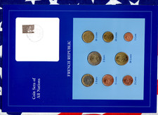 Coin Sets of All Nations France w/card EURO 1999-2001 UNC 1, 2 Euro 2001