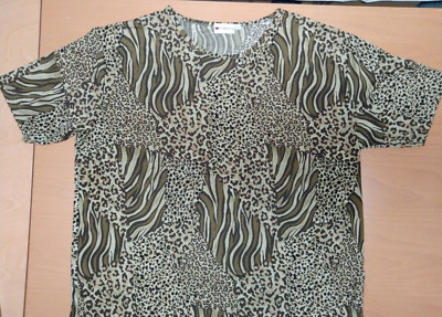 Shirt Kurzarm Schlamm Dschungel L Fabiani U1