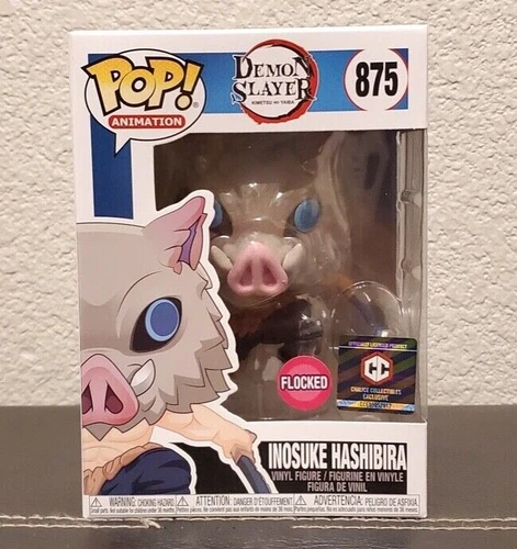 Demon Slayer Inosuke Hashibira #875 Flocked Chalice Collectibles Exclusive Funko
