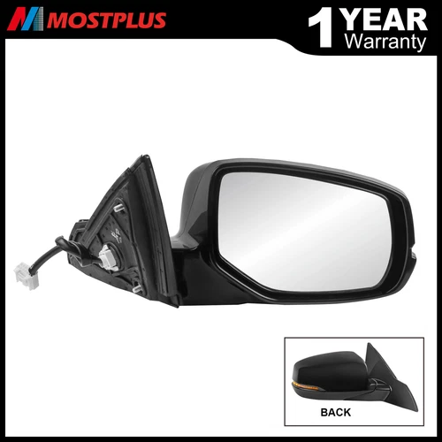Passenger Side Manual Fold Heated Mirror &Turn Signal For 2014-2017 Honda Accord