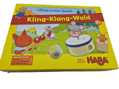 HABA 4665 Musikspiel Kling-Klang-Wald, ab 2 Jahren bunt Spielzeug Unvollständig