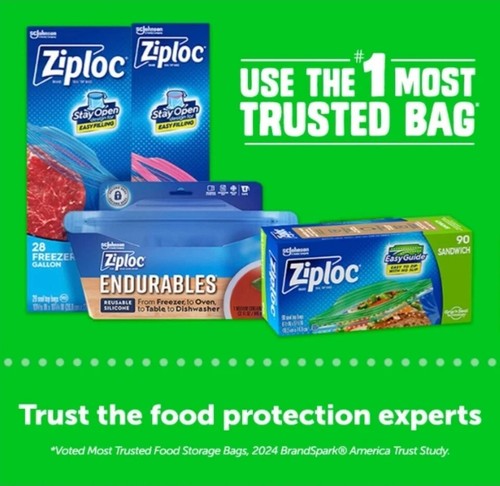 Bolsas de sándwich de almacenamiento Ziplock - 5,88" de ancho x 6,50" de largo - Transparente - Caja 105 - Imagen 8 de 8