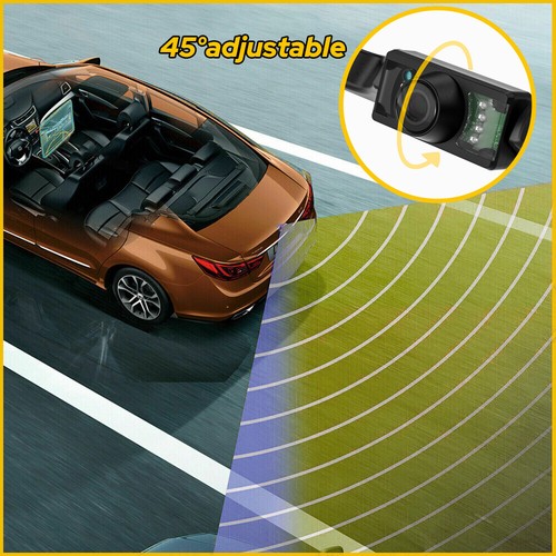 Car Rear View Camera Reverse Backup Camera Night Vision License Plate Waterproof - Picture 7 of 11