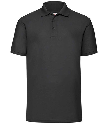 Fruit of the Loom Mens Womens Polo Shirt Plain Unisex Casual Work Wear Top 63402 - Picture 2 of 48