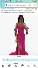 prom dress , Bridesmaids, Long Dress , Hot Pint Size 14
