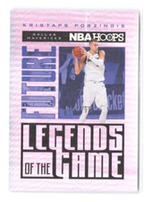 2020-21 Hoops Kristaps Porzingis #/199 Future Legends of the Game Silver SP Mavs