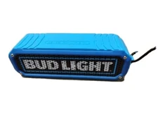 Bud Light Rugged Bluetooth Speaker Wireless Shock Proof w/LED Flashlight 17