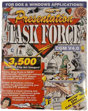 Presentation Task Force CGM 4.0 Clip Art 3500 Images RETRO NIB CDROM VHTF RARE
