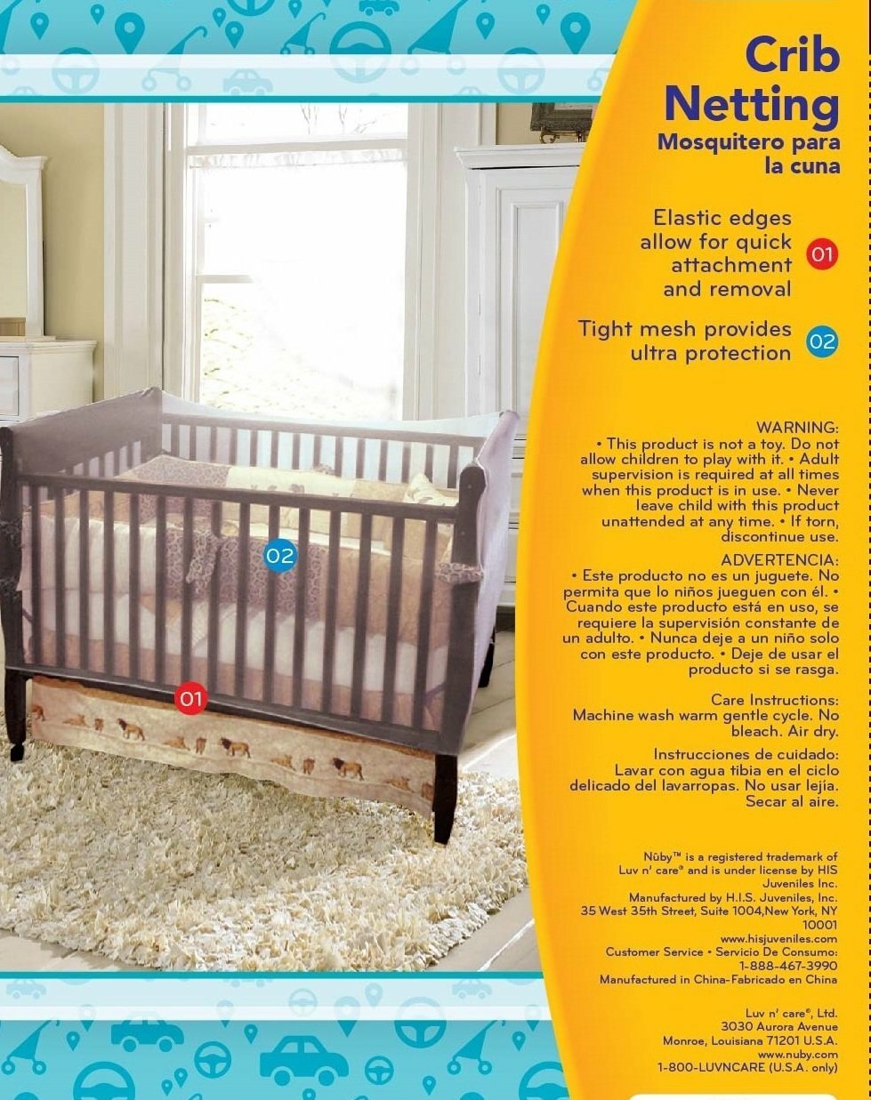mesh netting for crib