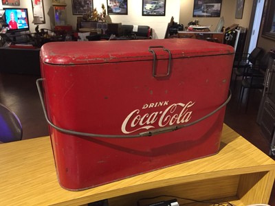 1950 coca cola cooler