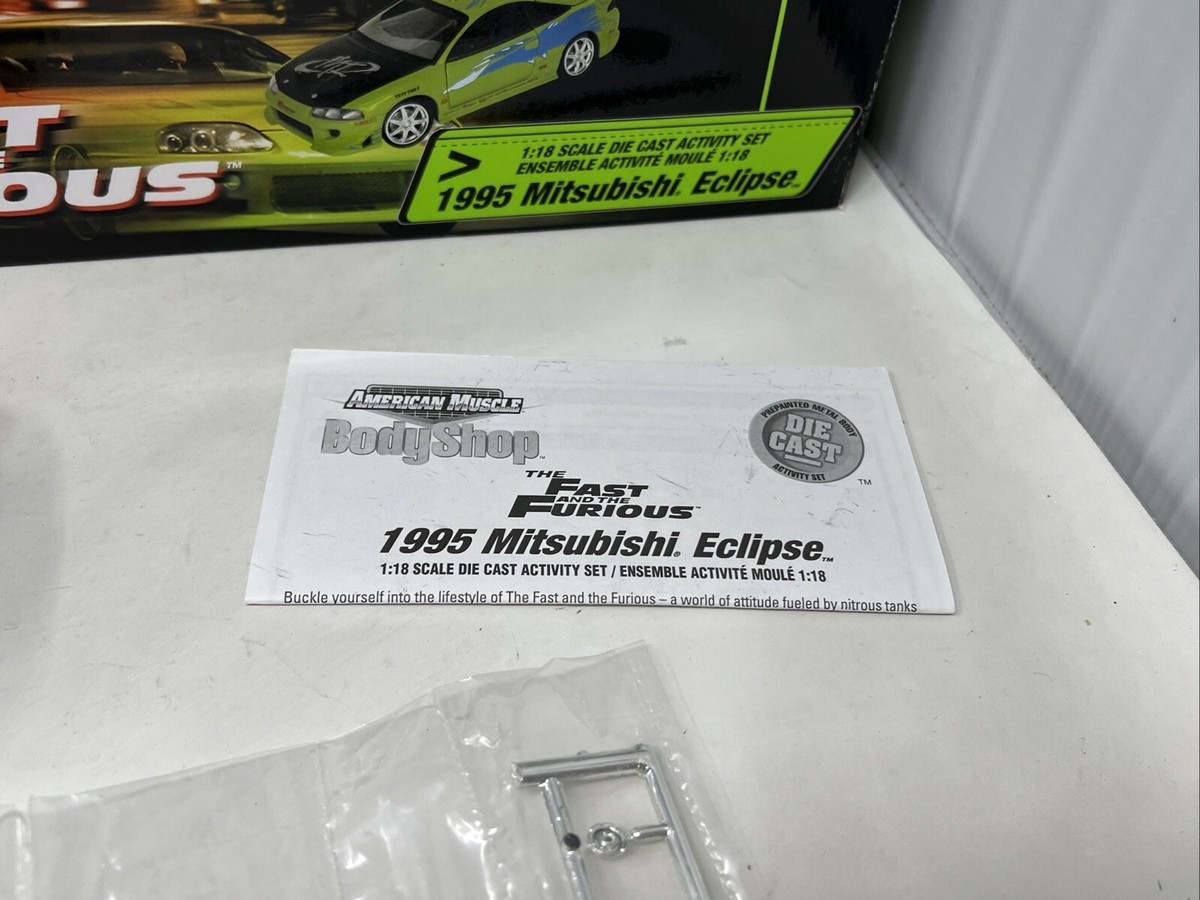 ERTL 1995 MITSUBISHI ECLIPSE FAST AND THE FURIOUS BODY SHOP ERTL 1995 MITSUBISHI ECLIPSE FAST AND THE FURIOUS BODY SHOP