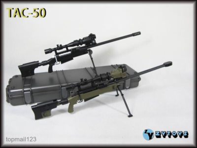 ZYTOYS ZY8036B 1/6 TAC-50 WWII Gun Rifle Weapon Model Fit 12