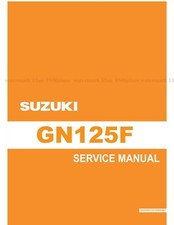 Manual de servicio taller reparación Suzuki GN125F GN125 F 2014 Edition