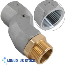 1 Inch Fuel Hose Swivel For Fuel Transfer Pump Nozzle 360 Rotating Connector NEW