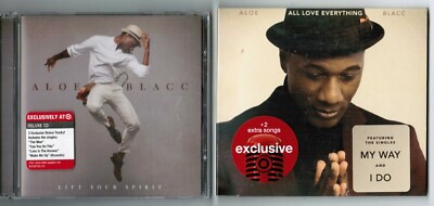 ALOE BLACC DOUBLESHOT: Lift Your Spirit, All Love Everything / TARGET CDs - NEW!