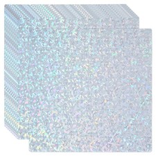 12"x12" Holographic Cardstock 10Pcs Metallic Iridescent Mirror Paper, Style 2