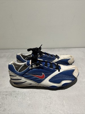Nike Bowerman Series Zoom Rival Track & Field Running Spike Schuhe Blau UK13 Y2K