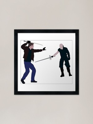 Highlander Gerahmter Kunstdruck Gerahmtes Wandbild Poster Leinwanddruck Bild