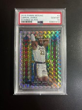 2019 Panini Mosaic Stained Glass Lebron James PSA 10 Los Angeles LA Lakers