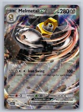 Melmetal ex 105/142 Double Rare Stellar Crown Pokemon Holo Near Mint