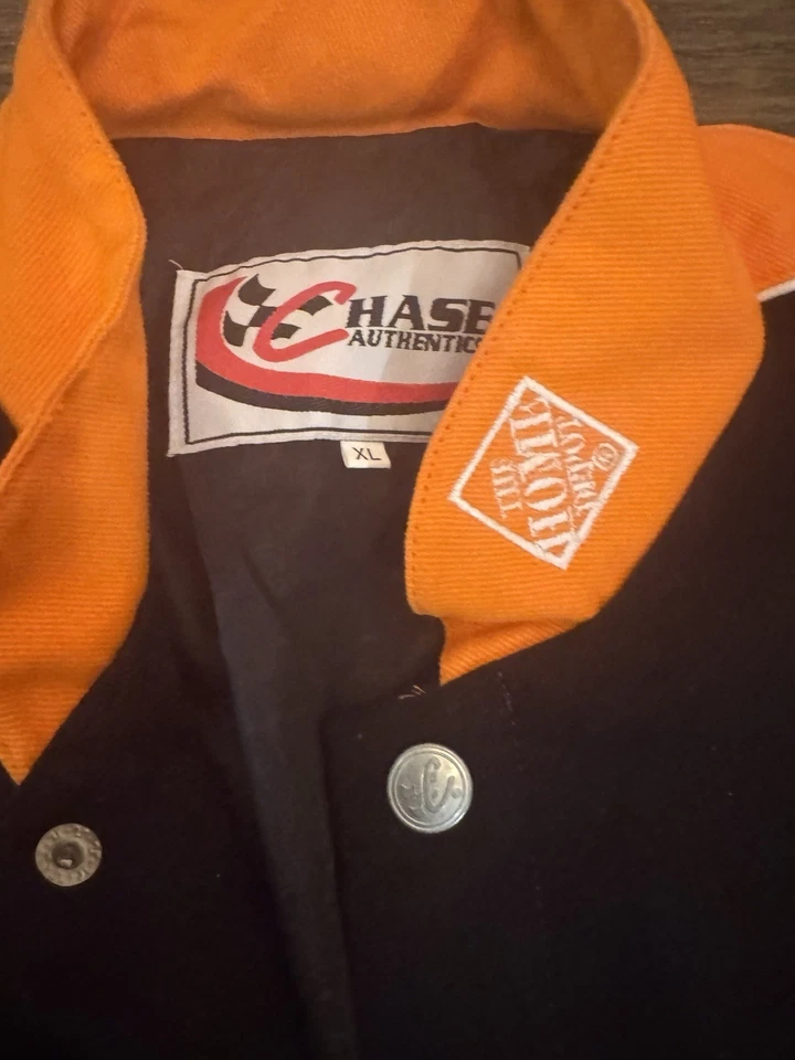 Chase Authentics Tony Stewart Home Depot Nascar Jacket Mens Size XL P.O.211242 - Image 4 of 4