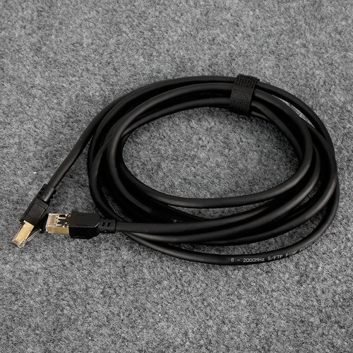 `Cat8-Ethernet-Kabel RJ45-Netzwerk-Rundkabel LAN-Kabel Patchkabel (9 8 Fu - Photo 7/9