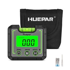 Huepar Digital Level Angle Gauge Mini Finder Box with V-Groove... 