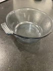Vintage Pyrex Flameware 832-B Bowl Light Blue Tint Glass Cookware-Saucepan