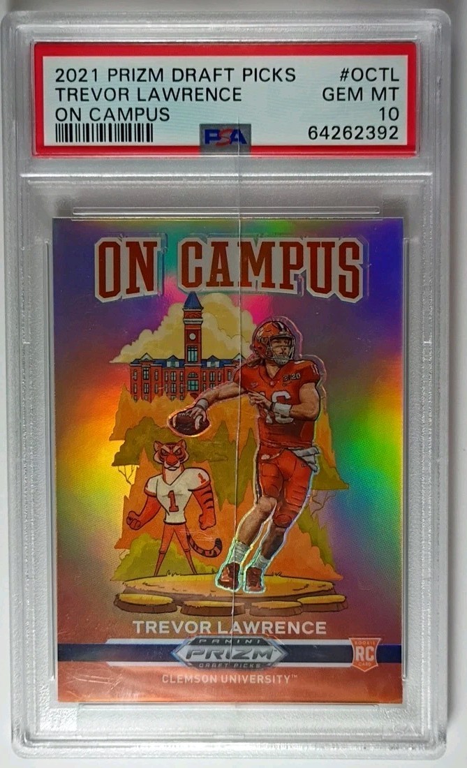 Trevor Lawrence Panini Prizm Draft Picks on Campus #OCTL Base