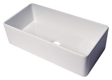 ALFI brand ABF3618 35-7/8" Farmhouse Single Basin Fireclay - White