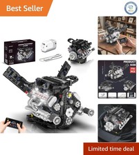Build Your Own Realistic V8 Engine Model Kit That Runs Engaging STEM Experience