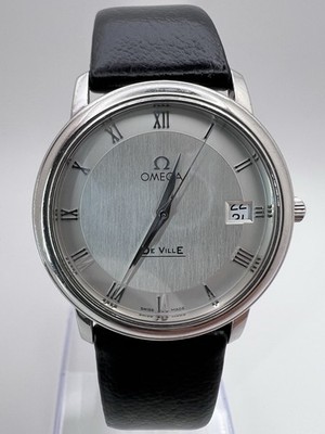 OMEGA・DeVille　クォーツ Men's Classy Omega Deville Quartz Watch Elegant Timeless Swiss