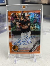 Rylan Bannon 2019 Bowman SP Mega Box Mojo Orange Refractor RC Auto Autograph /25