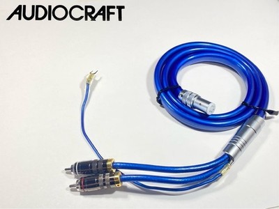 AUDIO CRAFT SX Series Double Twin Core Shielded Phono Cable 1m Tested Japan