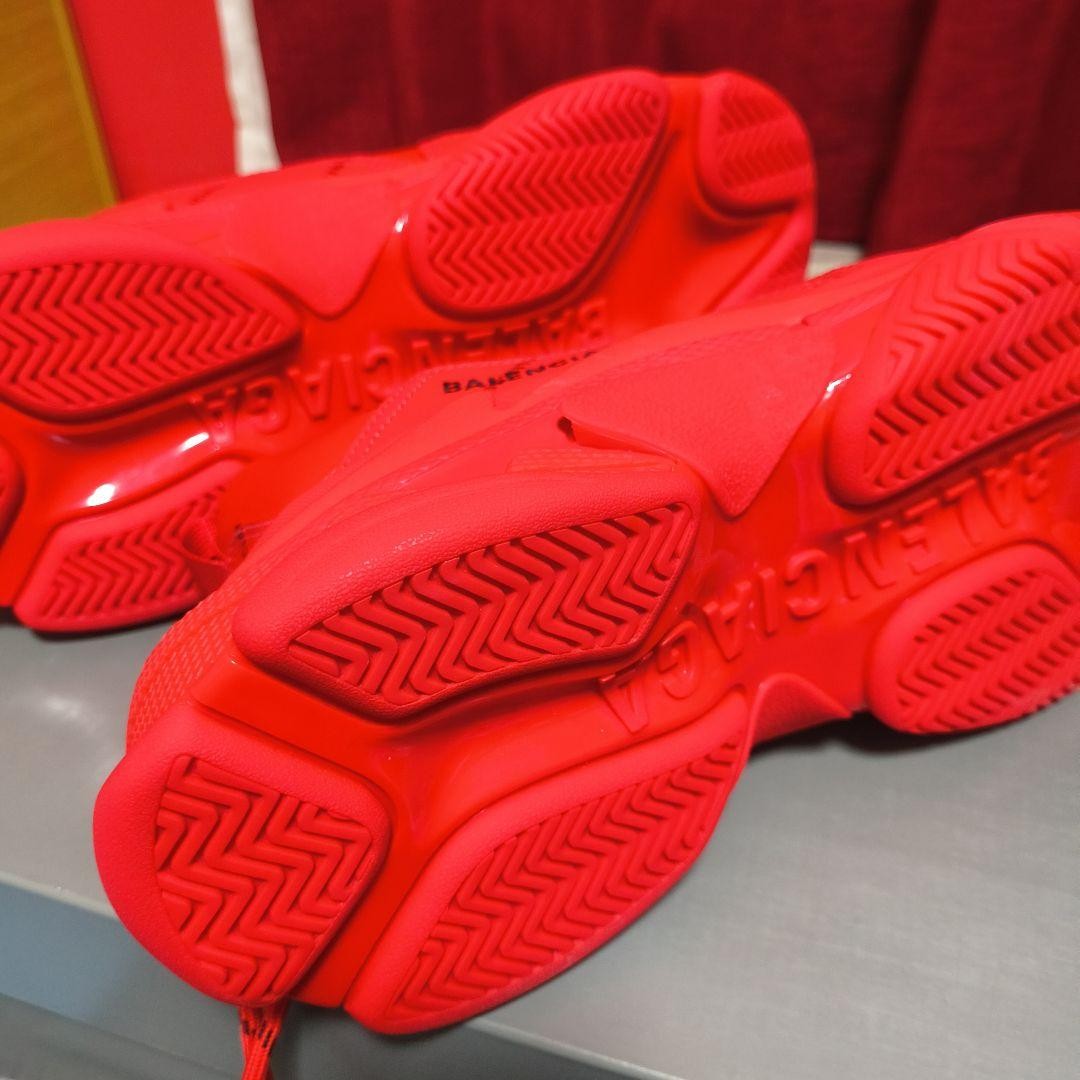 Men 8.5US Balenciaga Triple S Sneakers 40 Red thumbnail 5
